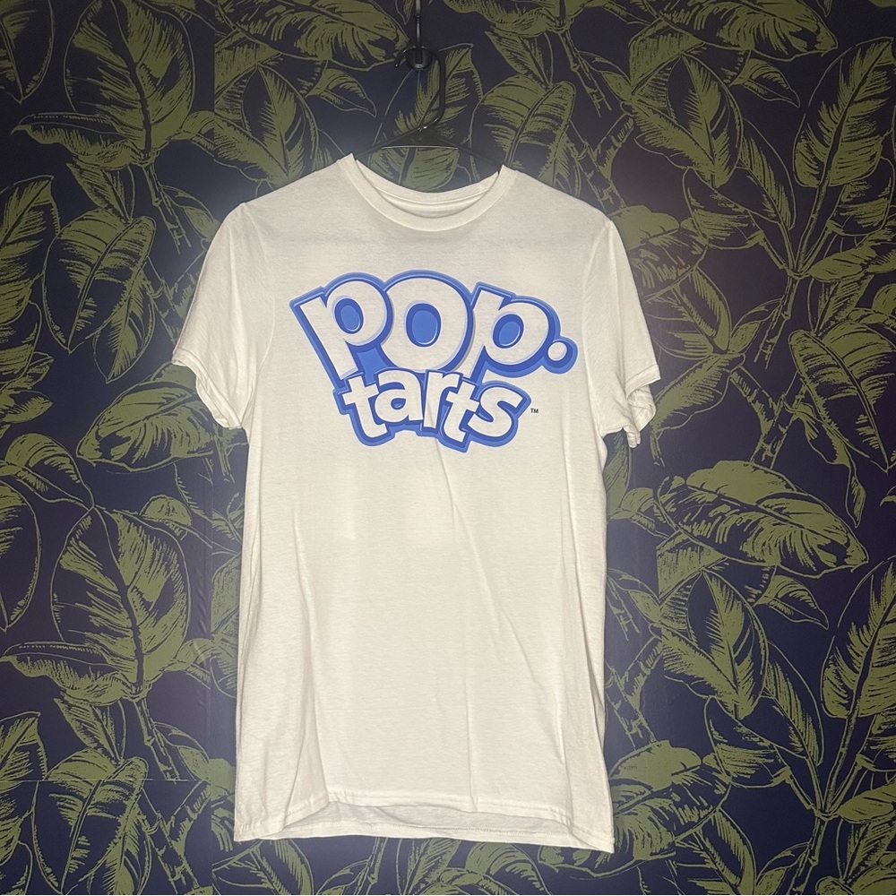 Pop Tarts White and Blue Graphic Tee